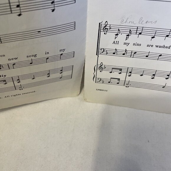 Theres A New Song In My Heart SATB Piano Sheet Music 1955 Singspiration ZJP8035 - Picture 9 of 9